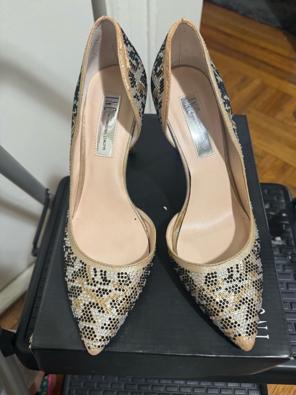 INC international Concept Kenya Leopard Gold